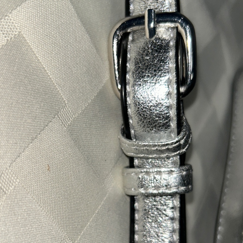 Metallic Silver Replacement Bag Strap - image 4